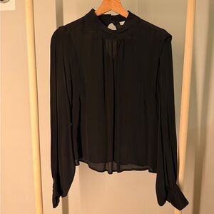 Elegant Black Women's Top